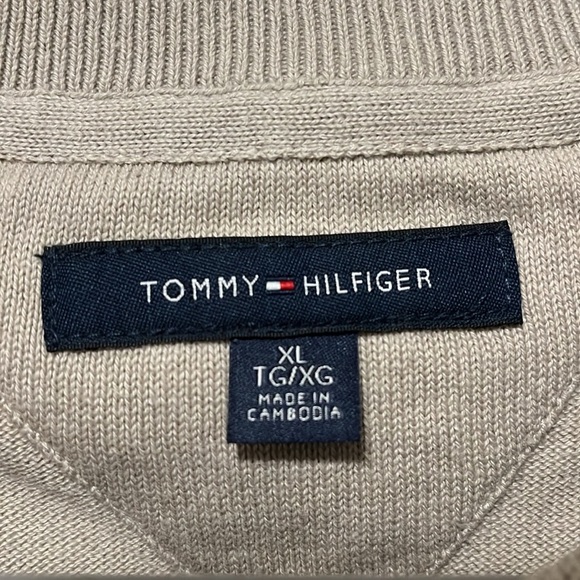 TOMMY HILFIGER Cotton Crew Neck Sweater, Size XL - Picture 7 of 9